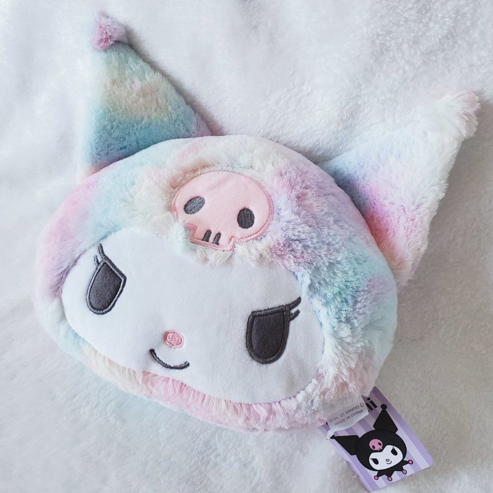 Kuromi - Small Rainbow Face Cushion